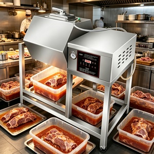 Machine de marinade automatique <span class=keywords><strong>à</strong></span> <span class=keywords><strong>prix</strong></span> d'usine, tambour sous vide pour le salage et le gonflage de la viande - Product Image 1
