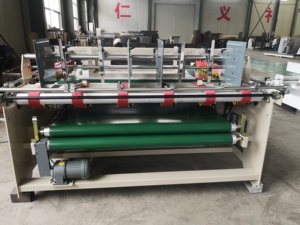 Press Type Semi Automatic Corrugated Box <b>Folder</b> Gluer Carton Box Making Folding Gluing Machine - Product Image 4
