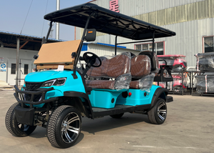 SHUNCHA mobil klub motor 5KW 72V, Kereta golf elektrik 4 + 2 tempat duduk 6 kursi 8 orang 14 tempat duduk turis kereta mini - Product Image 6