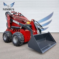 Chargeuse compacte sur pneus NIMBUS homologuée CE, robuste, puissante, faible consommation de carburant