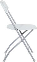Ensemble table et chaises pliantes carrées 5 pièces, gris clair, en résine, pour bureau et événements – Vente directe fabricant