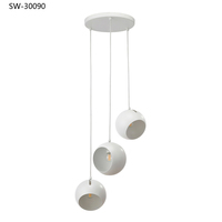 Nueva Lámpara de Techo LED Minimalista Nórdica, Lámpara Colgante para Sala de Estar, Comedor, Loft