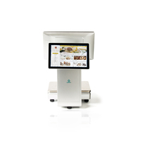 Balance électronique avec écran tactile étanche de 15,6 pouces, machine de pesage PC POS avec haut-parleur, imprimante 58 mm, calculatrice de balance
