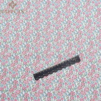 HAPPEAK Vente Chaude Popeline Tissu Coton Impressions Florales Impression Personnalisée Petite Fleur Imprimé Coton Tissu pour Robe