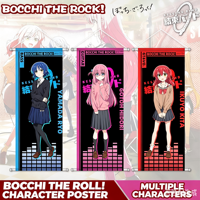 Póster de Pared con Diseño de Anime Rock Girl, Arte del Personaje Hitori Goto Bocchi, Serie de Bandas Musicales Kawaii, Decoración para Dormitorio, Sala de Estar, Residencia Estudiantil