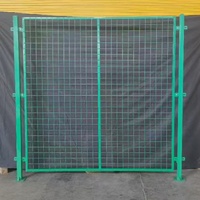 Clôture en treillis métallique galvanisé sur mesure pour atelier, entrepôt, isolation, garde-corps robotique, cloison à trous carrés, soudée en usine, découpe sur mesure