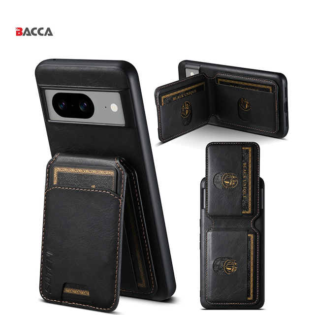 Brand New PU Leather TPU Wallet Storage Cover Credit Card Holder Mobile Case for Google Pixel 6 7 8 Pro for HuaWei for Xiaomi