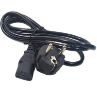 Cable de alimentación personalizado NEMA 5-15P a C13 Lámpara de sal de extensión Cable de alimentación de CA con interruptor de atenuación E14 E27