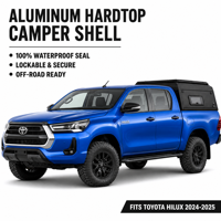 Capot rigide en alliage d'aluminium pour pick-up, imperméable, pour Toyota Hilux 2024 2025, accessoires tout-terrain