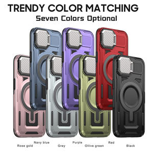 Custodia resistente Anti caduta custodia magnetica robusta in lega di zinco copertura <span class=keywords><strong>per</strong></span> fotocamera cavalletto <span class=keywords><strong>per</strong></span> <span class=keywords><strong>iPhone</strong></span> 16 15 14 Pro copertura protezione completa dell'armatura - Product Image 6