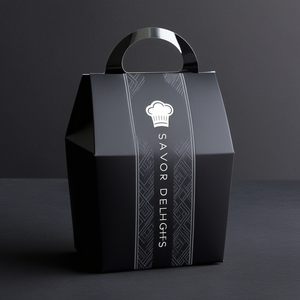 SGP Tùy Chỉnh <span class=keywords><strong>Kraft</strong></span> Giấy Bánh Takeaway Hộp Với Xử Lý Có Thể Tái Chế Nướng Bánh Ngọt Hộp Cửa Sổ Dập Nổi Matt Cán In Ấn - Product Image 2