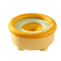 Gamelle flottante moderne anti-fuite en PP pour animaux de compagnie, gamelle à alimentation lente pour chien, pour une consommation sans désordre, personnalisable, accessoires durables pour animaux de compagnie