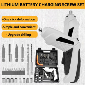 ชุดเครื่องมือช่างไฟฟ้าแบบไร้สาย 47 ชิ้น รุ่น Charging Mode ประกอบด้วยสว่านไฟฟ้า ไขควงไฟฟ้า ประแจไฟฟ้า แรงดัน 3.6V Li - Product Image 5