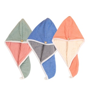 <span class=keywords><strong>JENNIFER</strong></span> Bonnet de séchage rapide pour cheveux pour femme, super absorbant, serviette de bain, turban épaissi double couche, vente en gros - Product Image 1