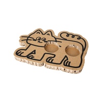 Support de présentation pour gobelets à café jetables en carton ondulé simple paroi Limonpack, pour café, 10 cm de diamètre