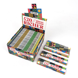 Papiers à rouler Richer 420 édition spéciale, format King Size Slim, papier spécial enduit, impression offset écologique - Product Image 4