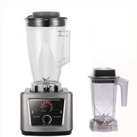 Blender commercial modèle 8002 OEM ODM 6L gris, fabricant de smoothies, boîtier ABS, utilisation hôtelière et domestique