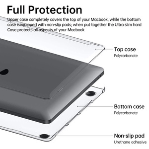 Cover Protettiva Ultra Sottile <span class=keywords><strong>per</strong></span> <span class=keywords><strong>Macbook</strong></span> <span class=keywords><strong>Pro</strong></span> in Policarbonato Trasparente <span class=keywords><strong>per</strong></span> Laptop Vendita all'Ingrosso Business <span class=keywords><strong>per</strong></span> Apple Custodia Trasparente <span class=keywords><strong>per</strong></span> <span class=keywords><strong>Macbook</strong></span> - Product Image 4