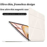 Étui de support à trois volets mince à fixation magnétique puissante pour nouvel étui iPad Air 13 pouces M2 2024