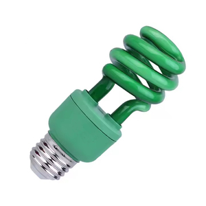 Nhỏ gọn <span class=keywords><strong>CFL</strong></span> kỳ nghỉ Đảng ánh <span class=keywords><strong>s</strong></span>áng 120/240V E26 FCC cetl ETL 13W màu xanh nửa xoắn ốc màu tiết kiệm năng lượng đèn - Product Image 6