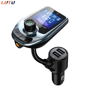 2019 le nouveau kit mains libres D4 Bluetooth <span class=keywords><strong>voiture</strong></span> + transmetteur FM + lecteur MP3 de <span class=keywords><strong>voiture</strong></span> + chargeur de <span class=keywords><strong>voiture</strong></span> - Product Image 1