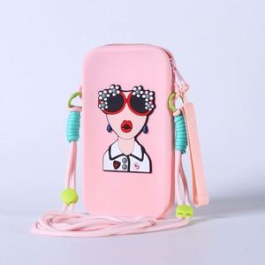 Goddess Style Silicone Sunglasses <b>Case</b> Open New Lipstick Waterproof Dustproof <b>Glasses</b> Storage Bag Portable <b>Soft</b> Handle Unisex - Product Image 5