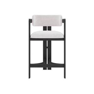 Taburetes de Madera Maciza de Diseño Nórdico Moderno JP, Tapizados en Tela, para Cocina y Barra, Cómodos - Product Image 3