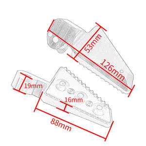 XXUN - Piezas de Motocicleta, Extensión de Reposapiés para Pasajero, Deslizador de Reposapiés, Reposapiés Extendido para Honda <span class=keywords><strong>Forza</strong></span> 750 NSS750 2021 2022 2023 - Product Image 2