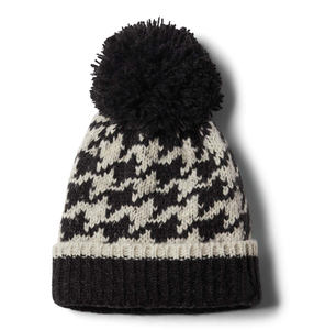 หมวกบีนนี่ถักหลากสีสำหรับผู้หญิงหมวกผ้าแจ็คการ์ดปักลาย3D เสื้อปอมปอมปอมสไตล์สตรีทแวร์ผ้าแจ็คการ์ด - Product Image 6