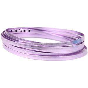 <span class=keywords><strong>Alambre</strong></span> artesanal <span class=keywords><strong>de</strong></span> <span class=keywords><strong>aluminio</strong></span> <span class=keywords><strong>plano</strong></span> <span class=keywords><strong>de</strong></span> color brillante <span class=keywords><strong>para</strong></span> hacer joyas y artesanías <span class=keywords><strong>de</strong></span> regalo <span class=keywords><strong>de</strong></span> decoración hechas a mano - Product Image 4