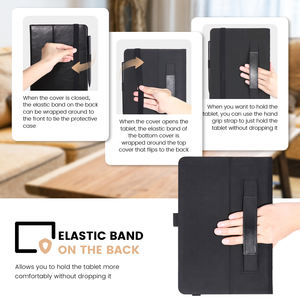 Coque pour Samsung <span class=keywords><strong>Galaxy</strong></span> <span class=keywords><strong>Tab</strong></span> <span class=keywords><strong>S6</strong></span> <span class=keywords><strong>Lite</strong></span> 10.4 pouces 2024/2022/2020 avec porte-stylo S Multi-Angle Cuir PU de haute qualité - Product Image 4