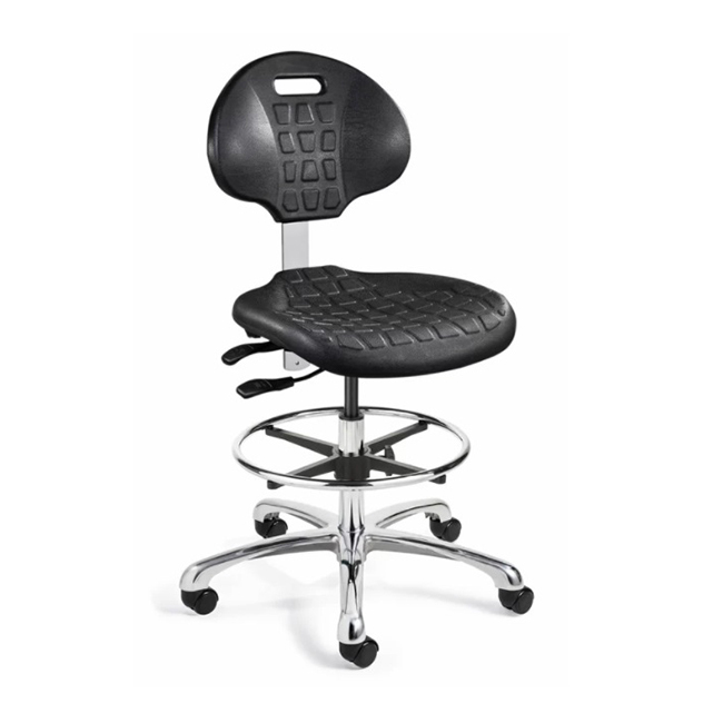 Height adjustable writing lab stool office chair computer chair with wheel