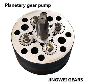 Pompe à fusion <span class=keywords><strong>JINGWEI</strong></span>, marque <span class=keywords><strong>JINGWEI</strong></span>, à fusion à chaud, JRG 4cc par rotation, 1 entrée, 5 sorties, diamètre 120, pour fil FDY et polyamide 6, fil POY et nylon - Product Image 4