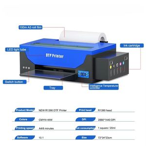 Impresora DTF Multicolor Automática de Tinta para Camisetas, Tamaño A3, Todo en Uno, Nueva R1390, con Horno - Product Image 2