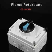 Interruptor Aislador Eléctrico HABOO 3P 16A AC440V IP65 20A 32A 40A 63A 100A 125A Interruptor Industrial para Exteriores
