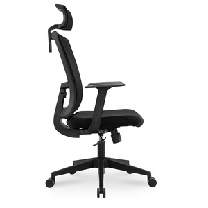 Multifunktionaler Chefsessel mit Armlehnen Stoff <span class=keywords><strong>5</strong></span>-Sterne-Basis Drehstuhl - Product Image 3