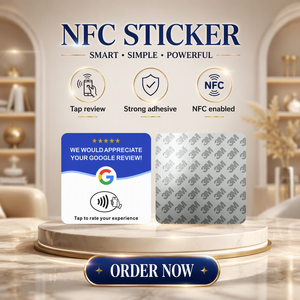 Etiquetas Acrílicas Personalizadas con Logotipo Impreso, NFC, Lectura y Escritura Pasiva, Redes Sociales, Tarjetas <span class=keywords><strong>de</strong></span> Reseñas <span class=keywords><strong>de</strong></span> <span class=keywords><strong>Google</strong></span>, Señales <span class=keywords><strong>de</strong></span> Pedidos, Código QR - Product Image 2