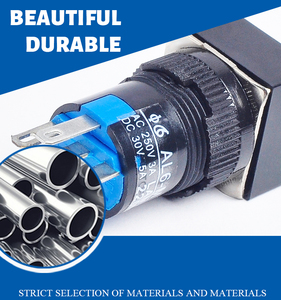 مصباح مؤشر LED من CHYF AD16-22DS يعمل بالتيار المتردد/المستمر 12 فولت 24 فولت 110 فولت 220 فولت، مصباح إشارة بلاستيكي 22 مم - Product Image 5