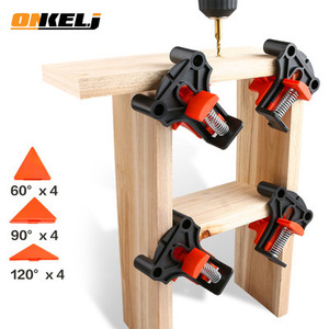 Onkeli Woodworking Right Angle Clamp 60 90 120 Degree Adjustable Plastic Clamp For Carpentry Fixing Tools - Product Image 1