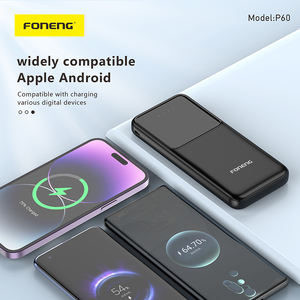 Banque d'alimentation portable Foneng P60 10000mAh avec double USB, écran LED et charge rapide - Product Image 3