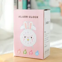 Réveil silencieux lumineux à LED pour enfants et étudiants, avec cadran givré et design de dessin animé
