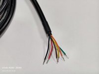 USB'den RS232'ye Seri Kablo, FT232RQ Çip, 1,8M Kalaylı 6 Telli Açık Uçlu, USB-RS232-WE-1800-BT-5.0, 5V Güç Çıkışı