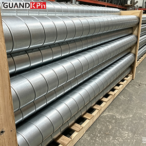 Coudes, raccords en T et réducteurs en acier galvanisé à <span class=keywords><strong>double</strong></span> <span class=keywords><strong>paroi</strong></span> en mousse de caoutchouc de 15 mm pour conduits d'air isolés en spirale pour applications marines et CVC - Product Image 5