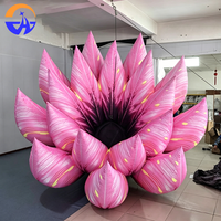 Fleur gonflable géante personnalisée pour événements, promotion, affichage publicitaire, accessoires décoratifs gonflables, fleur gonflable