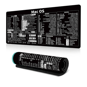 Tapis de souris et de clavier XXL personnalisé avec logo, écologique, imperméable, antidérapant, pour l'apprentissage de la programmation et des logiciels informatiques, en stock - Product Image 1