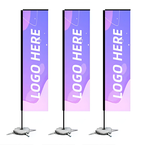 Bandera de Doble Cara en Forma de Lágrima, Alta Visibilidad, Duradera, Reutilizable, de Poliéster, para Torneos Deportivos, Publicidad y Promoción - Product Image 1