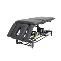 Table de rééducation stationnaire civière électrique canapé d'examen de gymnastique chaise longue chaise de podologie lit chiropratique médicale Table de Massage