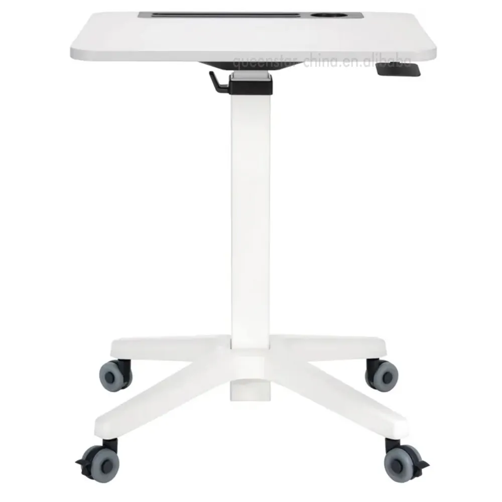 Tabela ergonômica portátil para casa, desktop, cama com suporte e almofada, altura ajustável, portátil, home office, QS-AD07