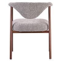 Chaises de salle à manger d'extérieur de luxe personnalisées, style chinois moderne et minimaliste, pour appartement et salon, avec accoudoirs
