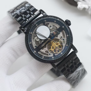 Reloj Mecánico de Lujo para Hombre, Marca de Prestigio, Correa de Acero Inoxidable, Cristal de Zafiro, Resistente al Agua 30 Bar, Estilo Deportivo Minimalista - Product Image 1